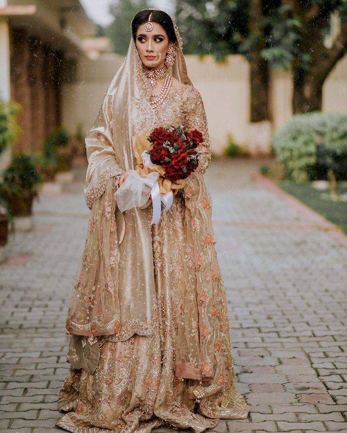 Pakistani Brides Who Wore The Prettiest Gold Outfits WedMeGood