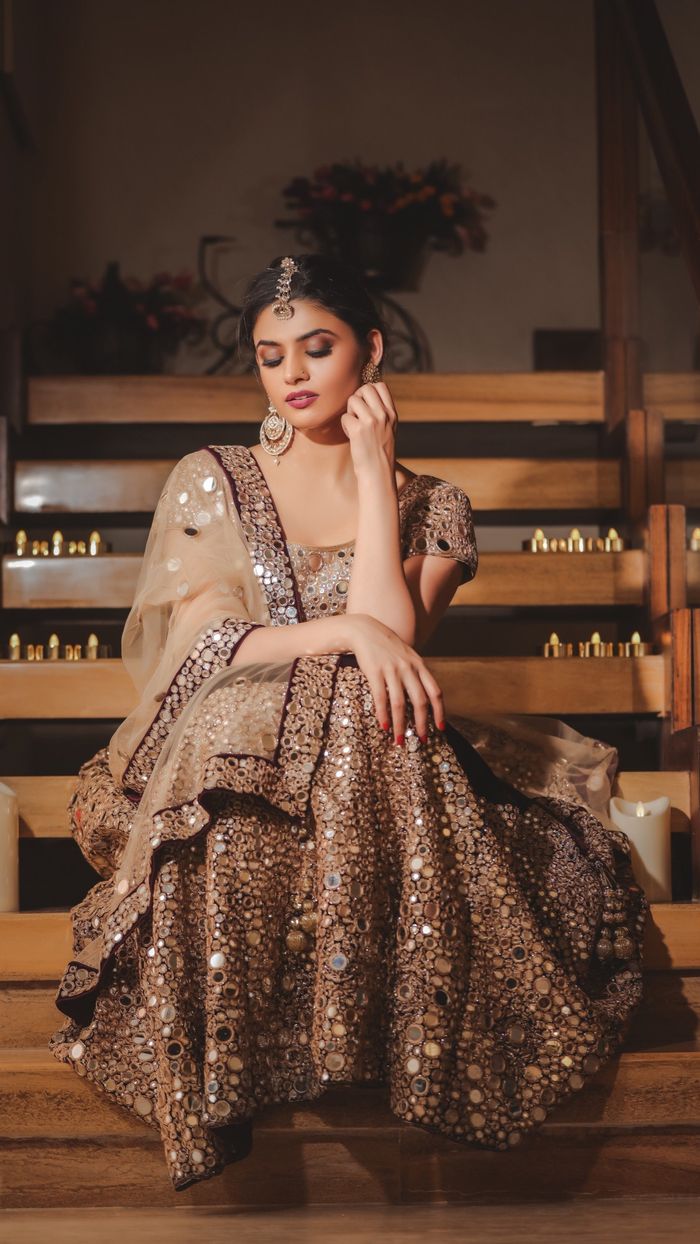 Brown Bridal Lehenga - Latest Designer Collection with Prices - Buy Online