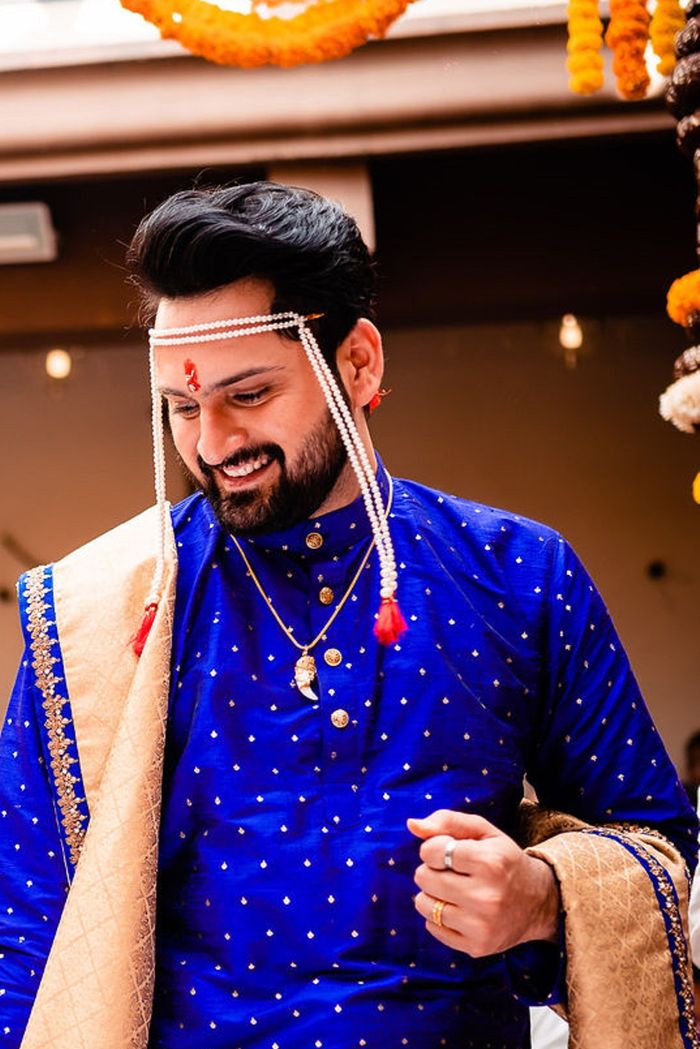 Pin by SJ PHOTOGRAPHY on peshwai look groom | Indian bride photography  poses, Groom dress men, Indian wedding couple