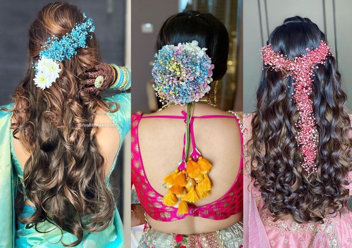 Coloured Baby Breath Hairstyles That We Are Drooling Over! | WedMeGood