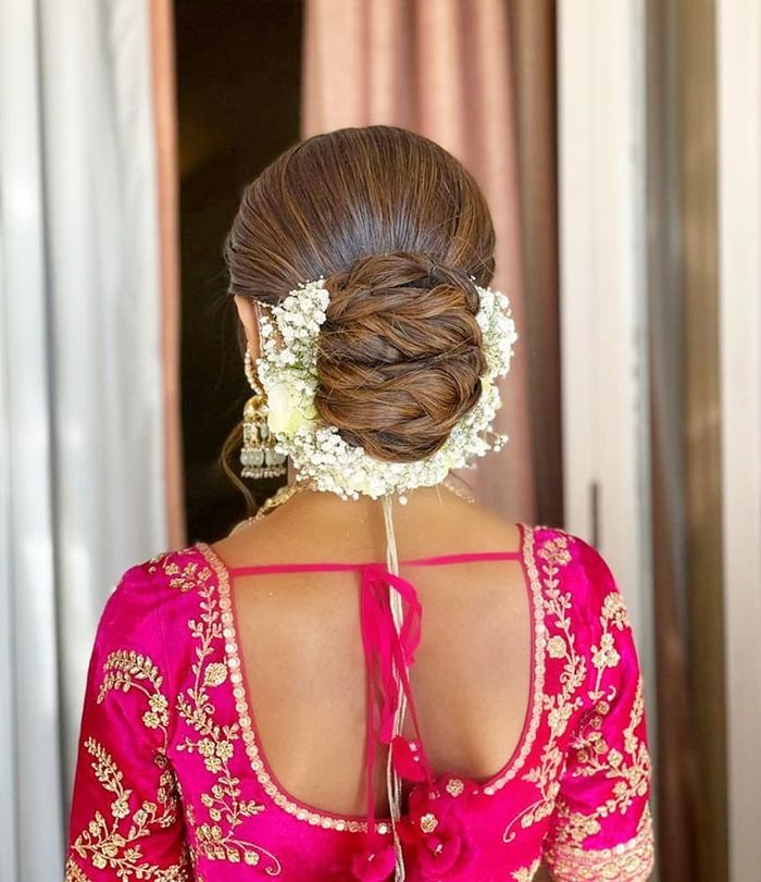 The Most-Loved Bridal Bun Hairstyle For 2021! | WedMeGood The Most-Loved Bridal Bun Hairstyle For 2021! | WedMeGood