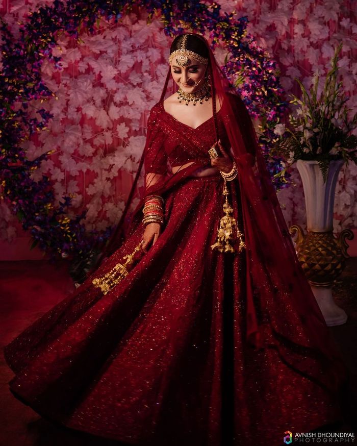 Buy Rani Pink Coding Work Embroidered Net Bridal Lehenga Choli Online from  EthnicPlus for ₹9,449.00