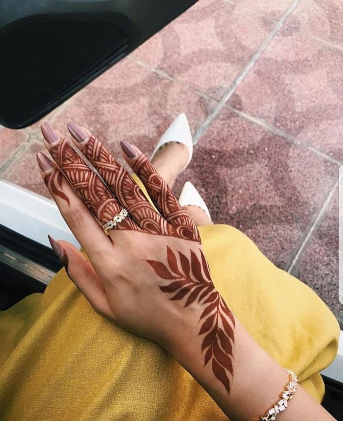 26 Back Hand Mehndi Design, Back Mehndi Design- WeddingWire