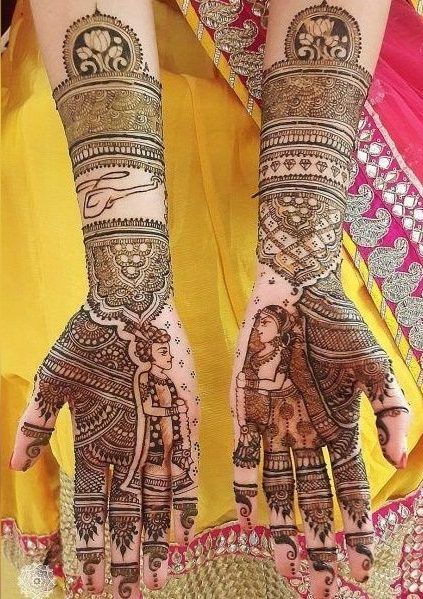 Dulhan Full Leg Mehendi Design Service at best price in Gurgaon | ID:  7272326755