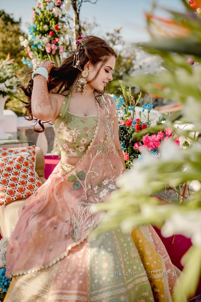 Banares Bridal Engagement Lehenga