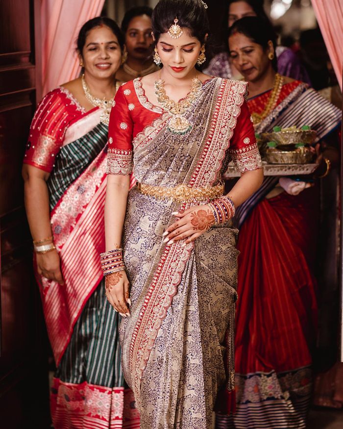 Discover more than 180 modern reception sarees for bride best