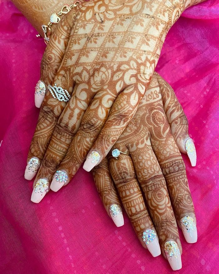 Trending Bridal Nail Art Design Ideas | Bridal Inspiration | Indian Wedding  Inspiration | Bridal nails designs, Bridal nail art, Bridal nails