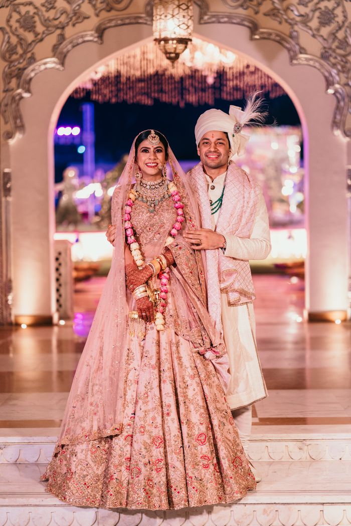 Jaipur Wedding At A 300-Year-Old Mandir With A Regal Bridal Look! | Latest bridal  lehenga, Indian bridal dress, Indian bridal outfits