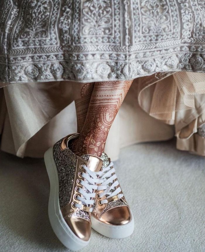 Here Are Some Sneaker Options For The Brides Who Love To Groove | Wedmegood