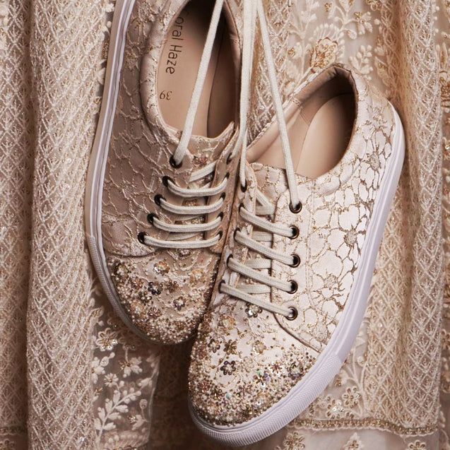 Here Are Some Sneaker Options For The Brides Who Love To Groove | WedMeGood