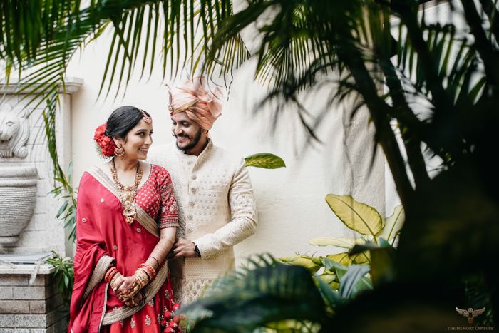 Intimate Mumbai Wedding With A Pin-Worthy Reception Outfit