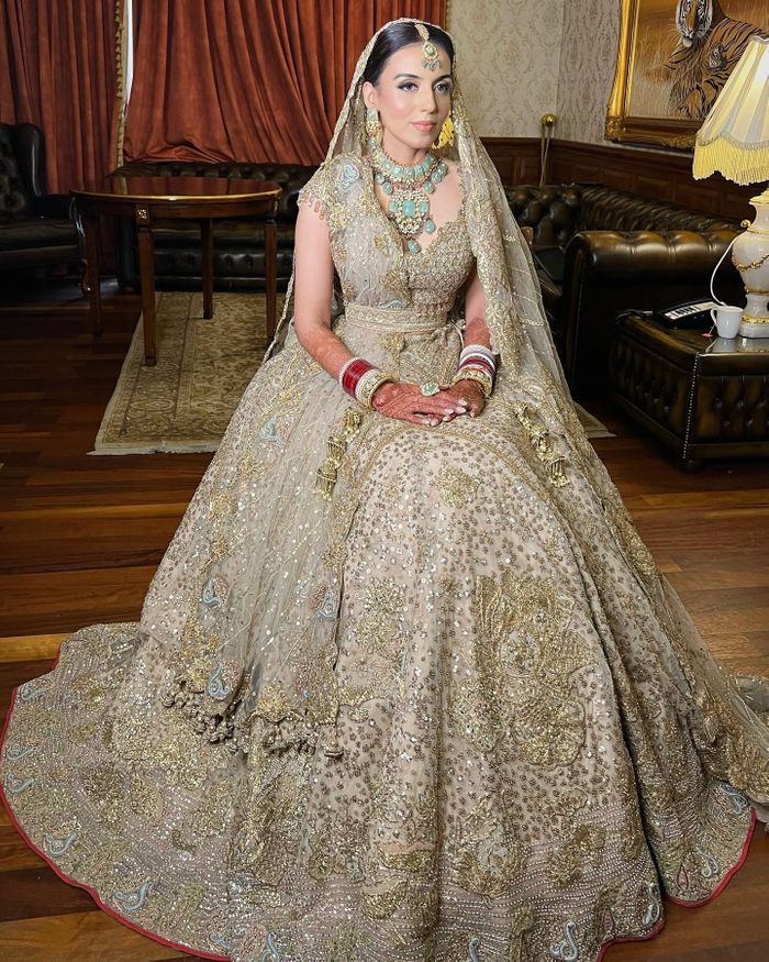 Real Indian Brides Who Wore An All-Gold Outfit On Their Wedding