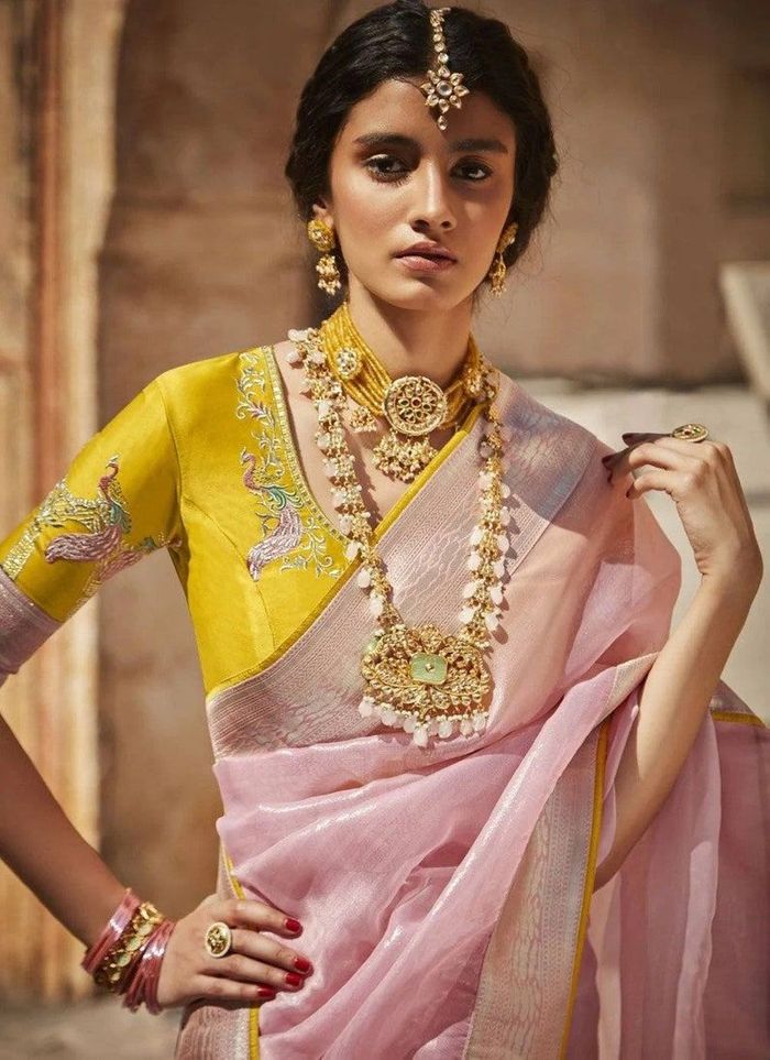 50 Latest Silk Saree Blouse Designs Catalogue 2023