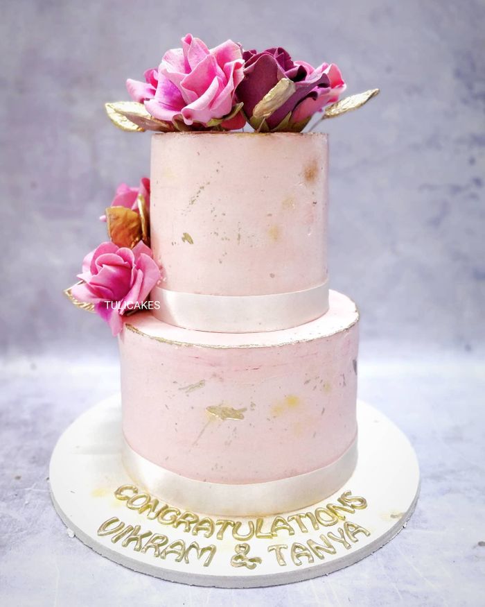 Free Wedding Anniversary Wishes Cake with Name Editor Online - eNamePic