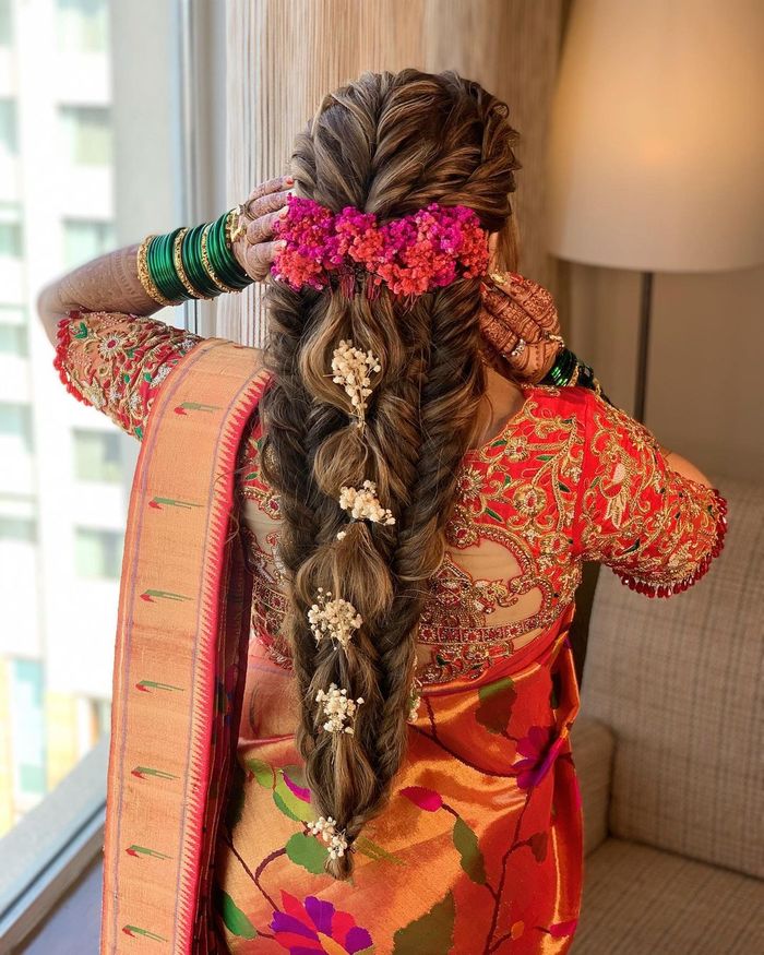 How to Desi Style Knot Hair Bun Hairstyle Tutorial  Desi Juda  Marathi  Ambada Khopa Hairstyle  Hair Bun Full Video Link  Instagram