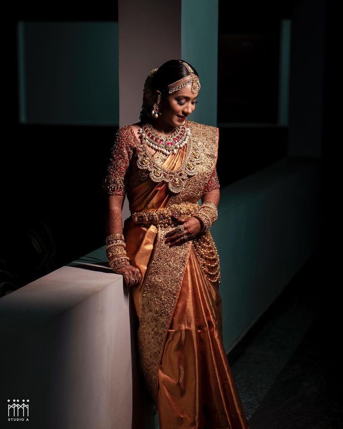 Chaithra looks ravishing for her brother-in-law's wedding. Hair and makeup  by Swank. What to wear to an Indian wedd… | Saree blouse designs, Fashion,  Blouse designs