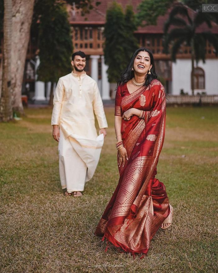 Give Your Red Kanjeevaram Saree a New Look with These Blouse Options