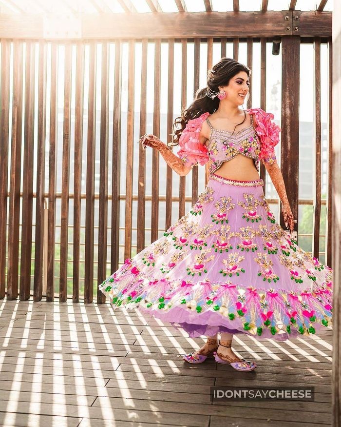short dress for mehndi function Mini Dress for Mehendi | Mehndi Outfit for Bride | Mehendi Dress
