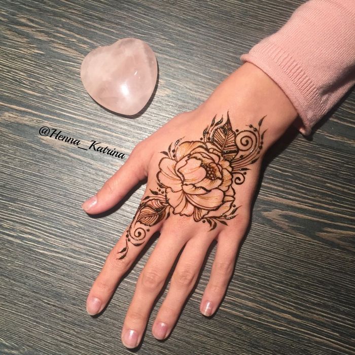 Beautiful A latter Mehndi tattoo ❤️ | Instagram