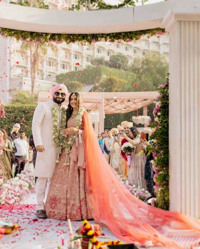 blush pink indian wedding dress Light Bridal Lehenga Pink Hindu Bridal Lehenga Light Pink Indian Wedding  Dress Best Sale