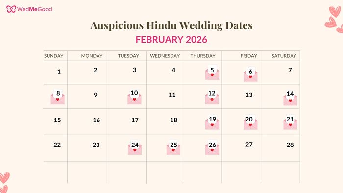 Best Marriage Dates In 2026 - Auspicious Hindu Wedding Dates ...
