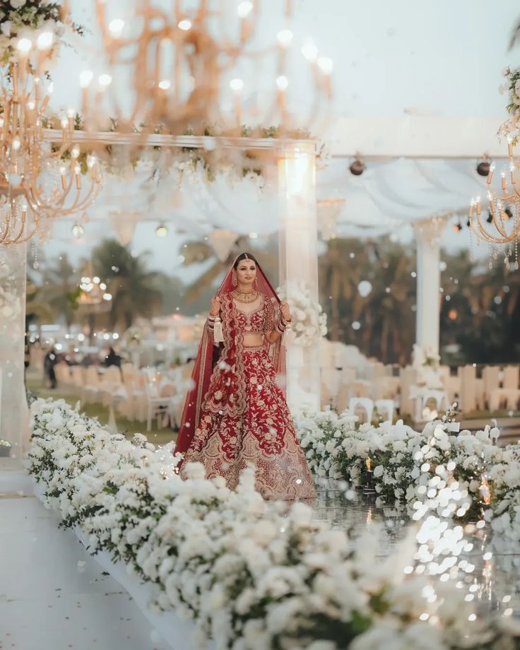Bride walking in to a soft romantic track