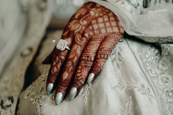 Premium Photo | Indian traditional wedding: gold ring in groom hand