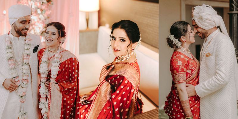 The Bride Looked Regal In Her Traditional Maharashtrian Look On Her Wedding  Day