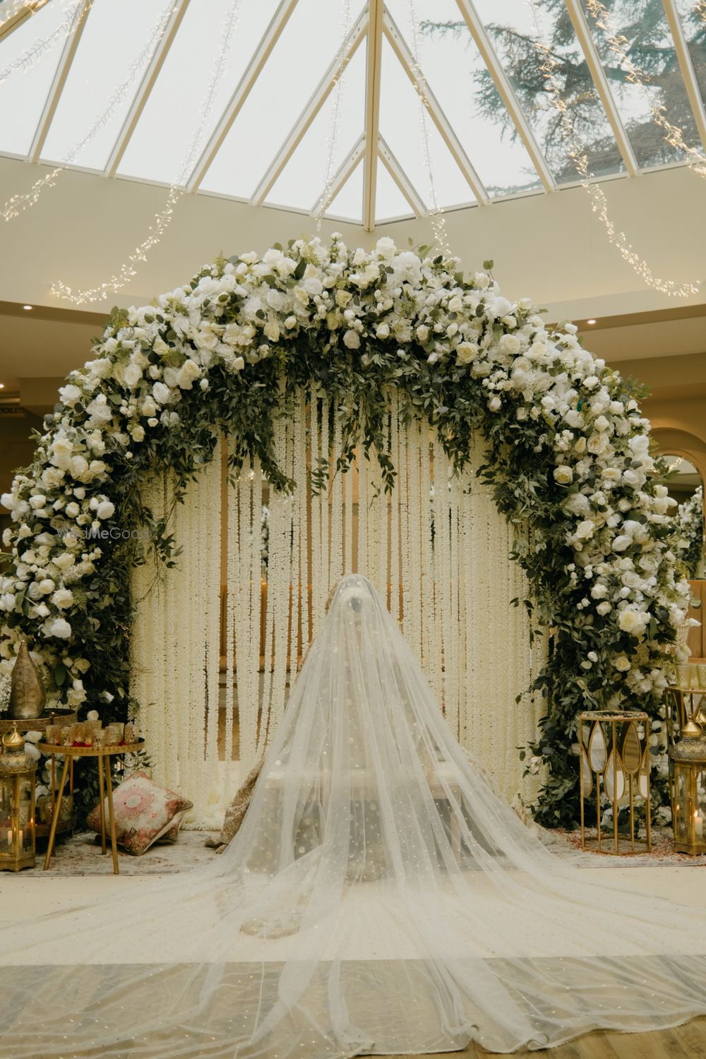 Photo of pastel nikah decor