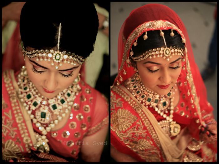Photo of heavy bridal jewellery