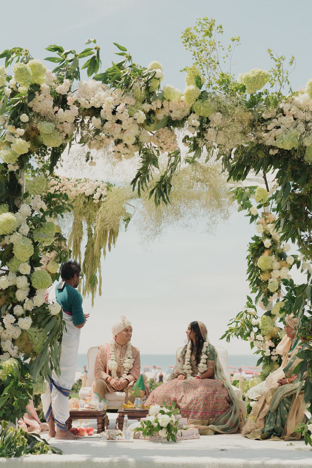 Photo of wedding day couple shot