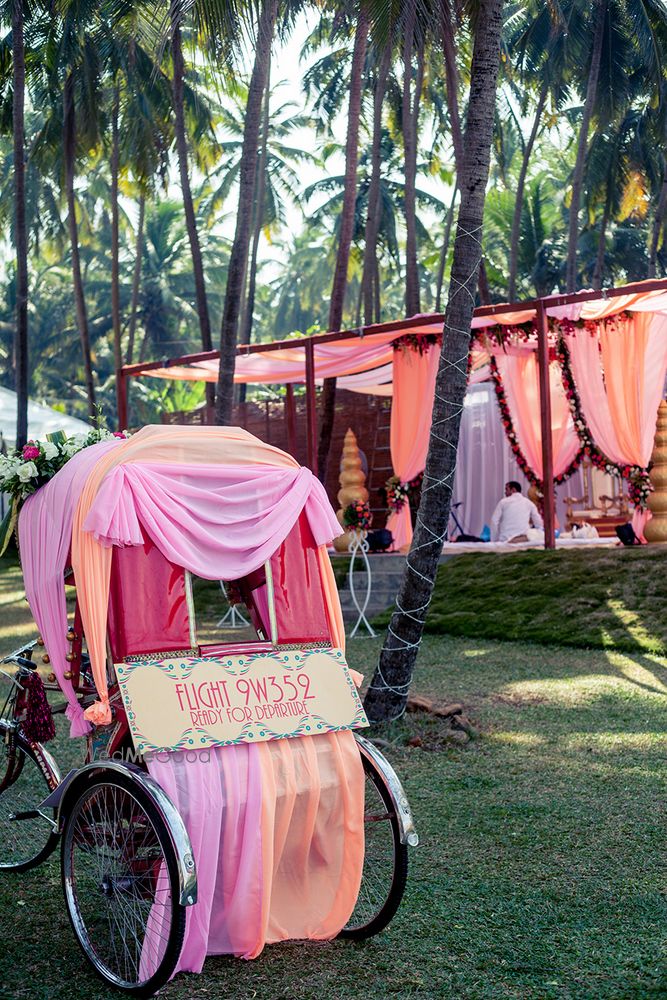 Light Pink Wedding Decor Photo Vidai vehicle