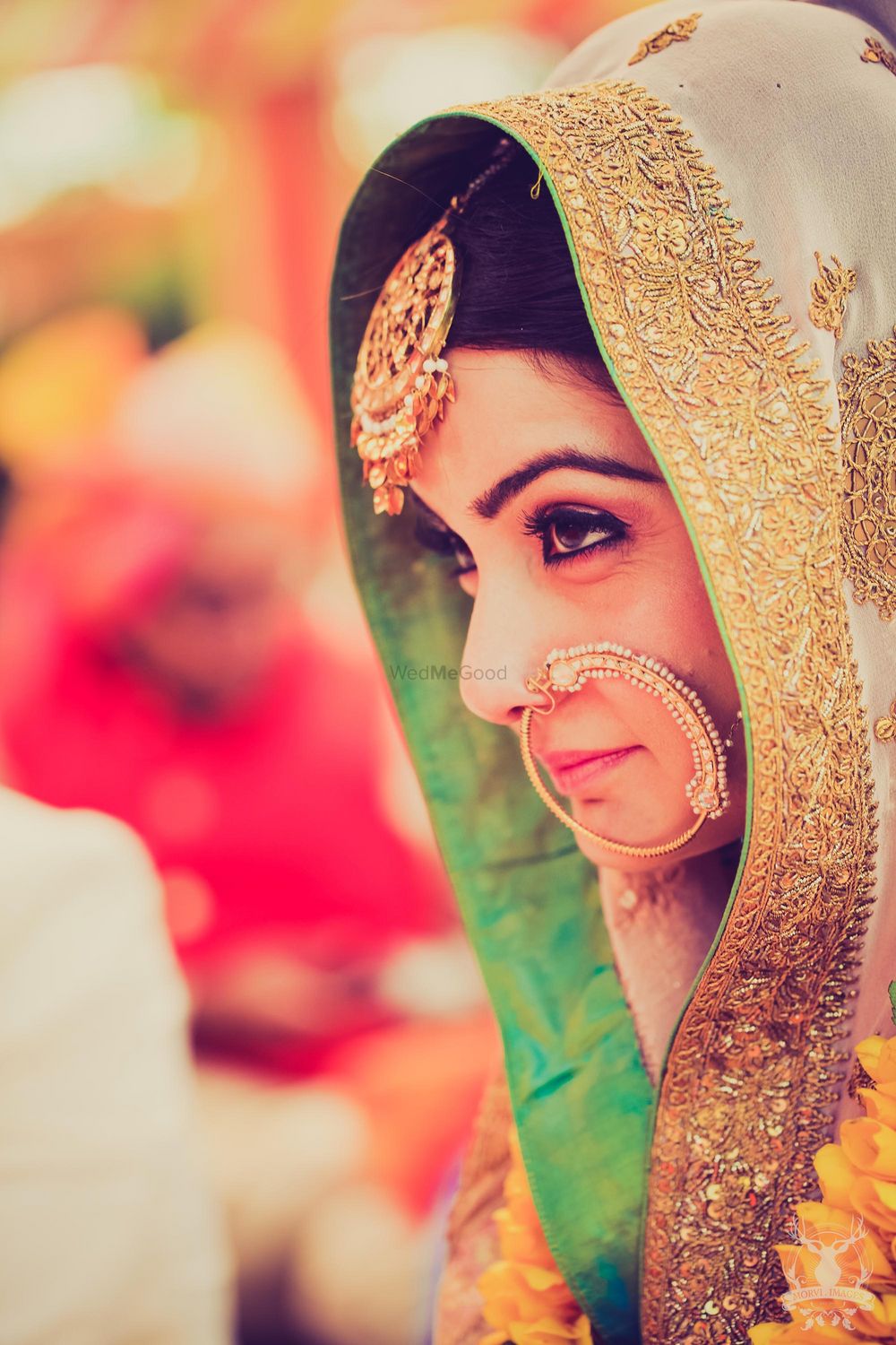 Photo of sikh bridal portrait