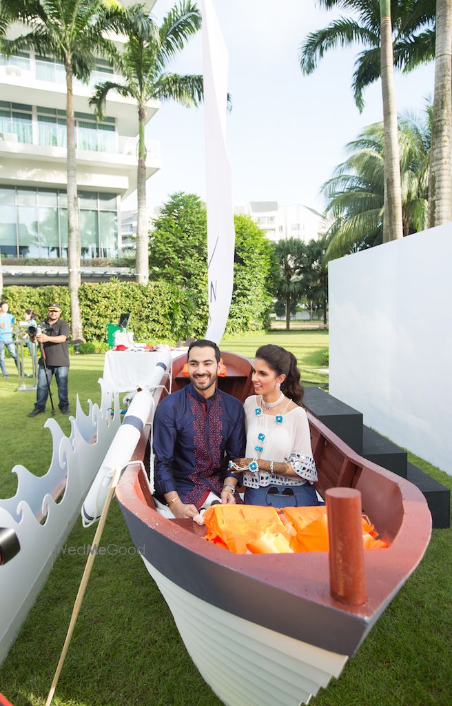 Photo of Nautical theme boat photobooth