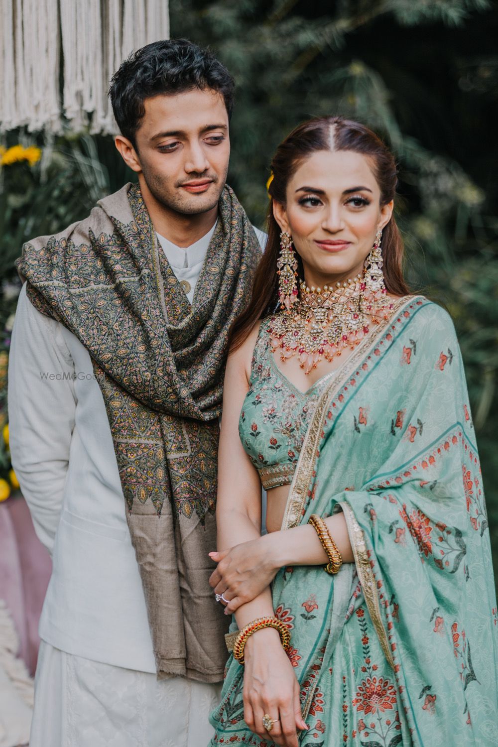 Photo of Mehndi couple portrait