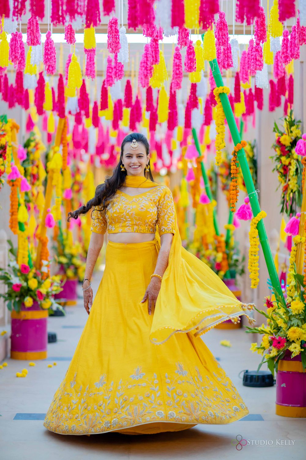 Photo of mango yellow sister of the bride outfit idea