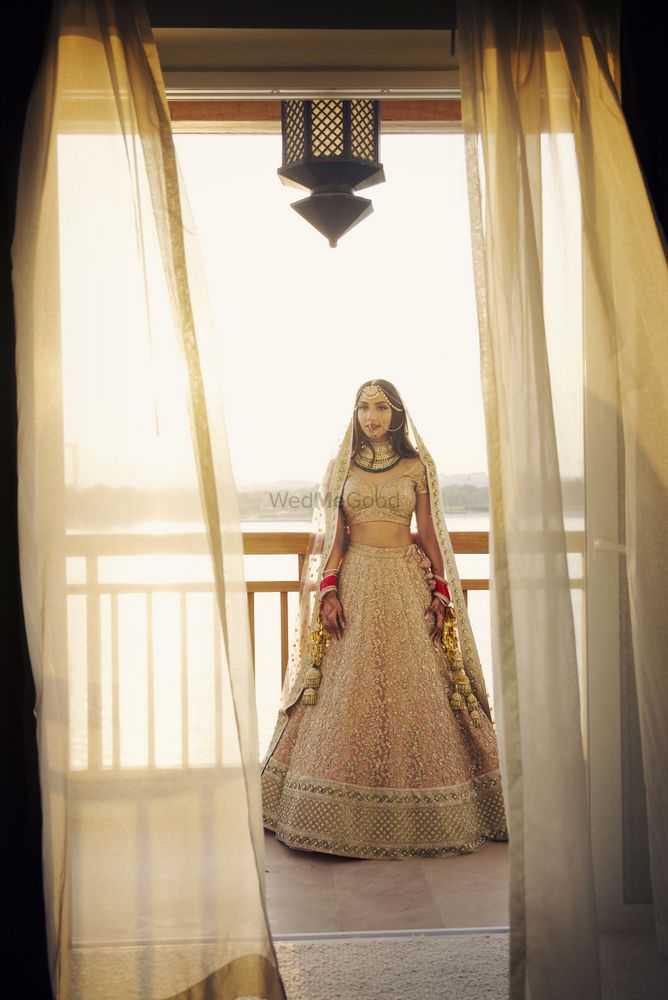 Photo of Soft pink ombre lehenga by Sabyasachi