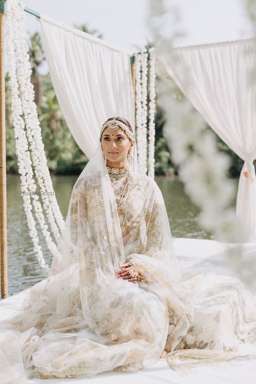 Photo of Bride in a Sabyasachi wedding saree