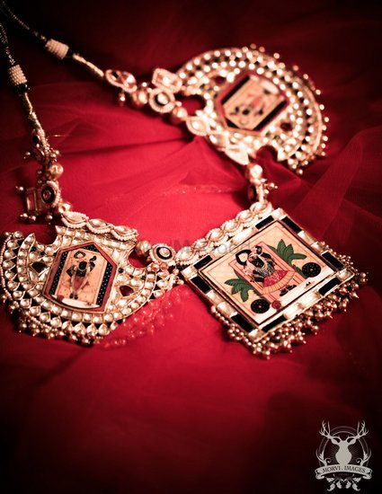 Photo of meenakari jewellery mughal necklace