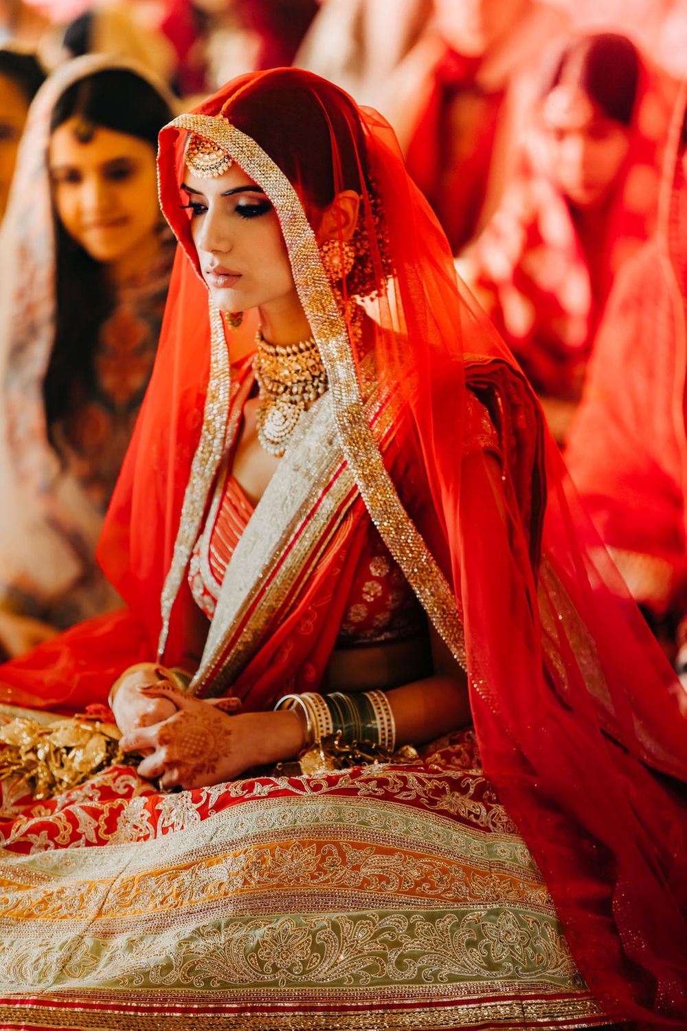 Photo of Bridal portrait clicked during Anand Karaj