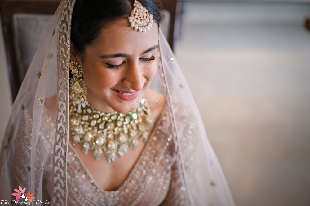 Photo of A pretty bridal portrait from the wedding day