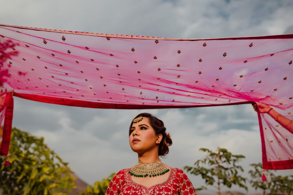 Photo of stunning bridal portrait