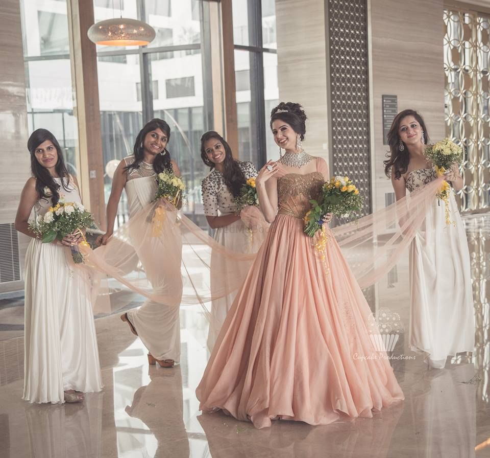 Photo of Fairytale engagement photos with bridesmaids