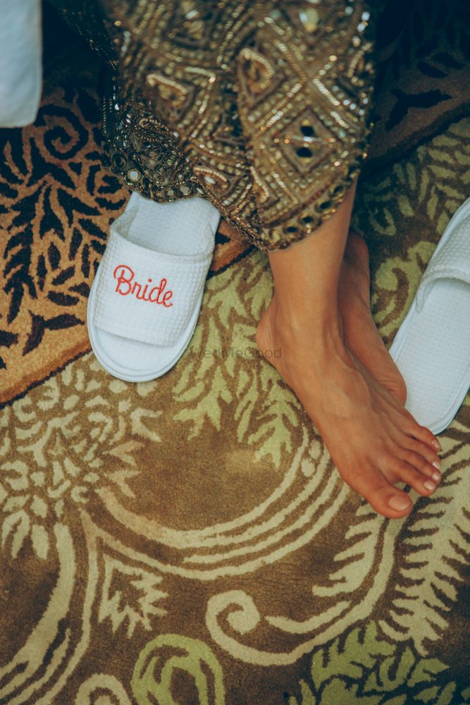 Photo of Bride customised slipper