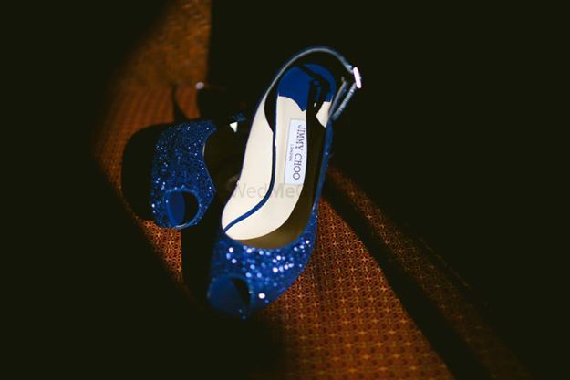 Photo of Blue jimmy choo shoes
