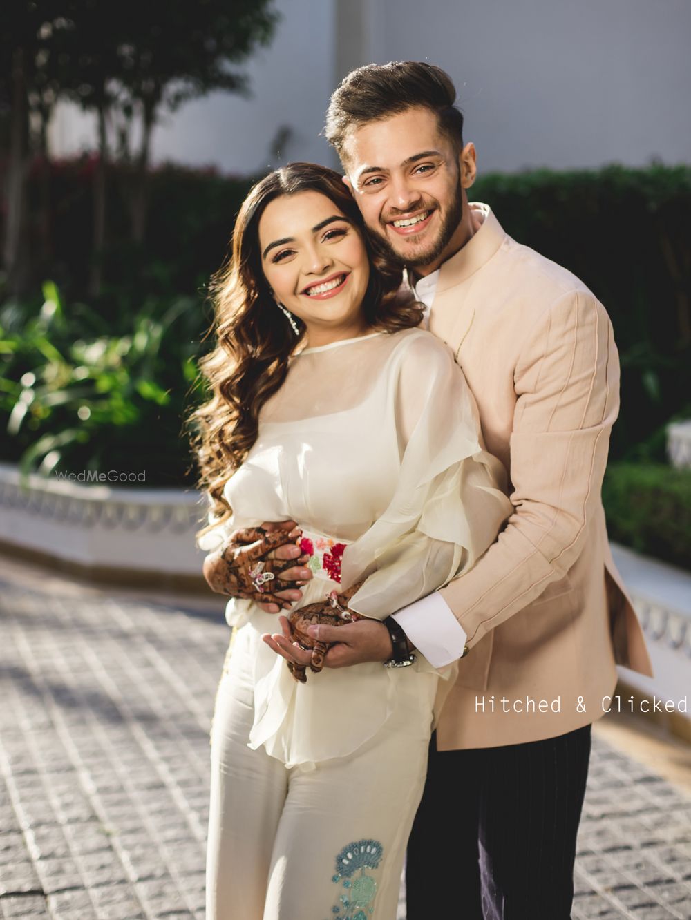 Photo of cute couple portrait