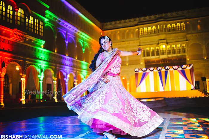 Photo of ombre pink lehenga