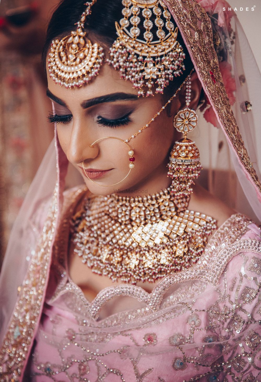 Photo of A dazzling bridal shot.