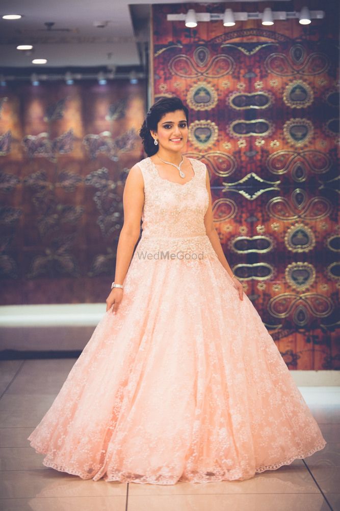 Photo of peach gown