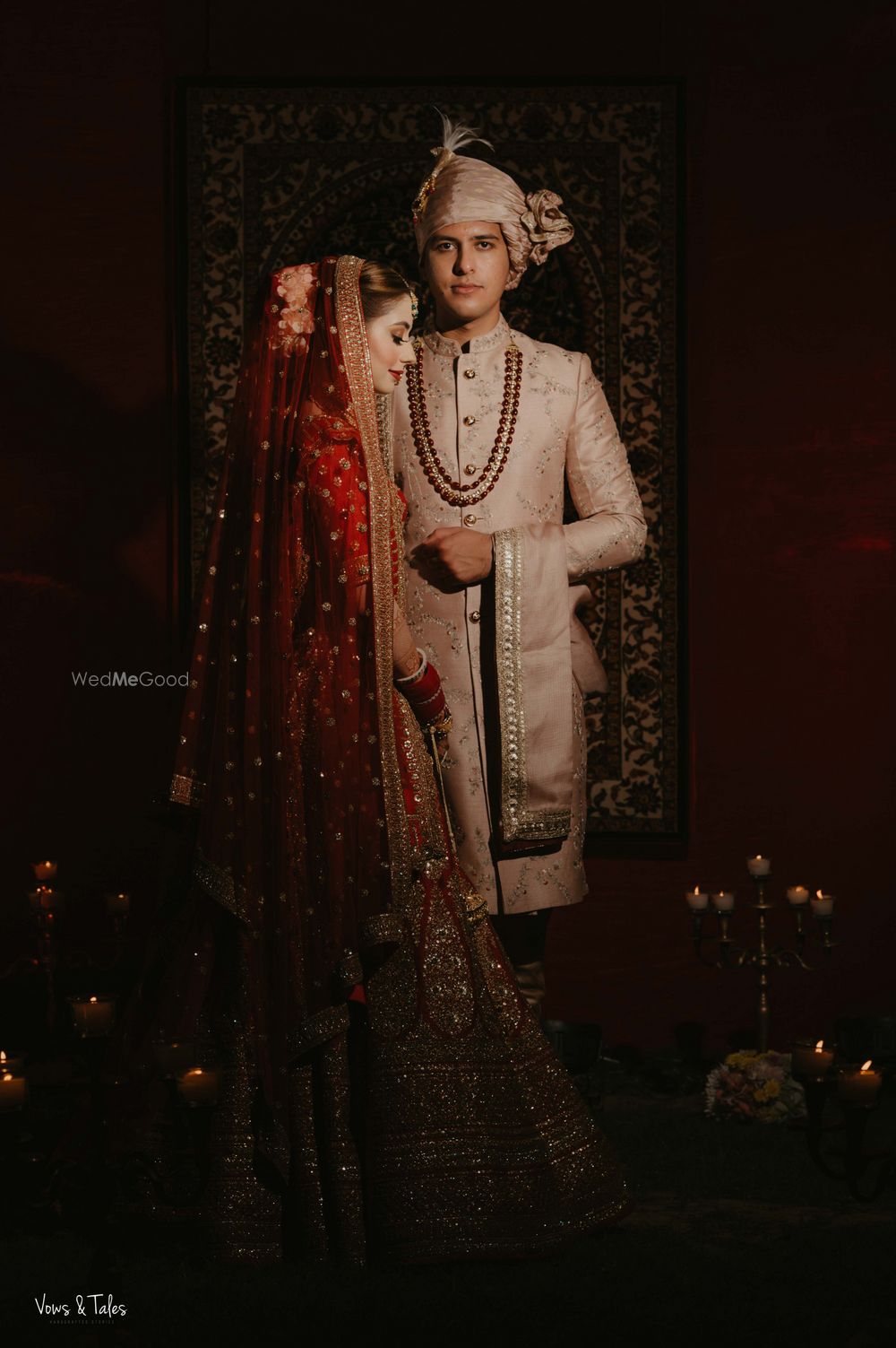 Photo of Classic, timeless couple portrait on wedding day